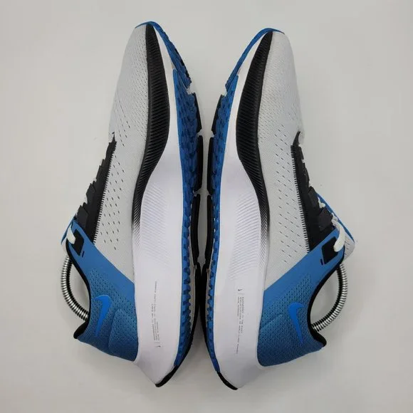 Nike Air Zoom Pegasus 38 Men's Running Shoes Blue White CW7356-009 US Size 10.5 - Picture 6 of 8